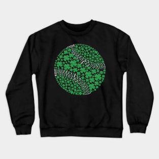 Shamrock Baseball Lovers Happy St Patricks Day Men Women Kids Crewneck Sweatshirt